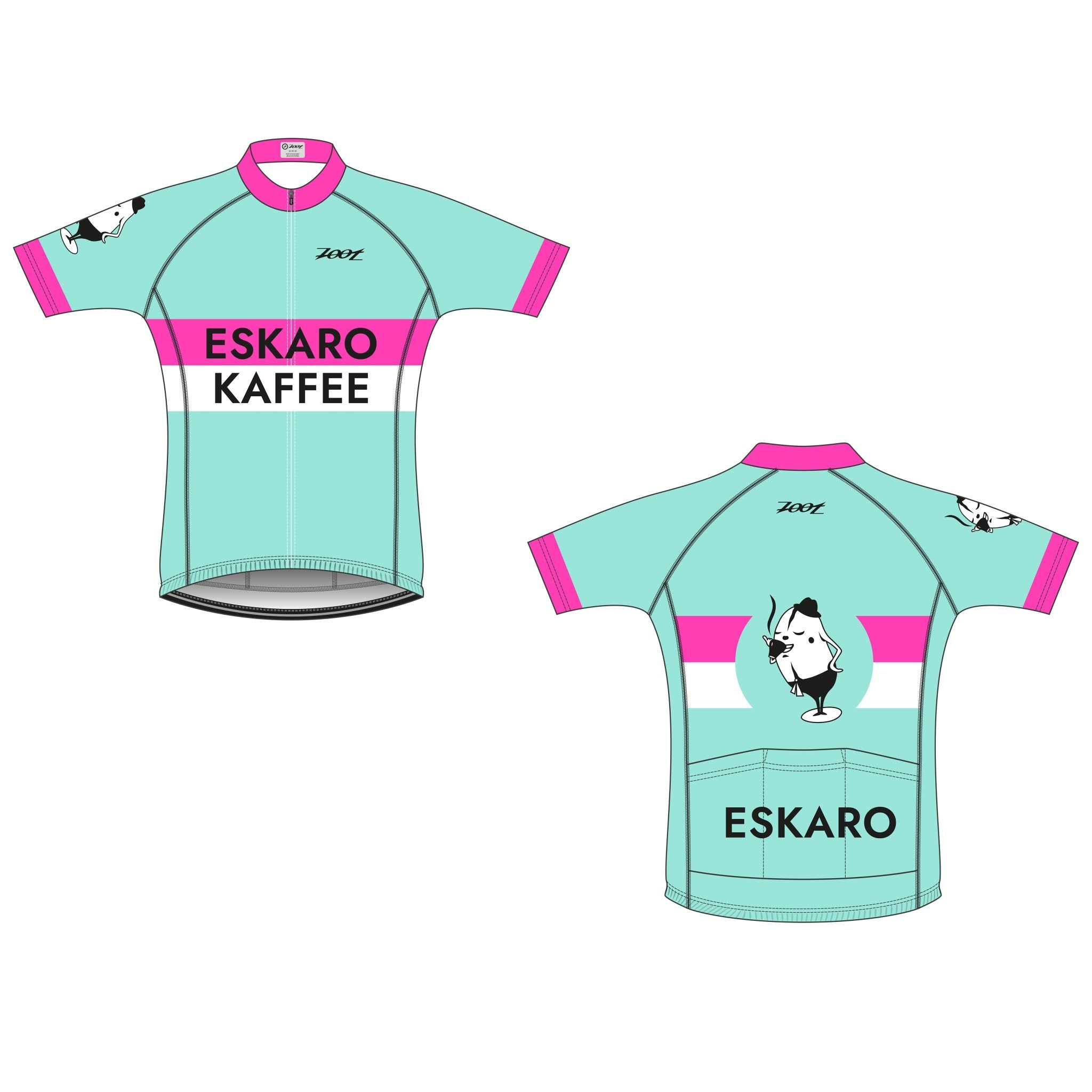 Rennradtrikot Zoot Core+ Cycle Jersey Eskaro - Eskaro