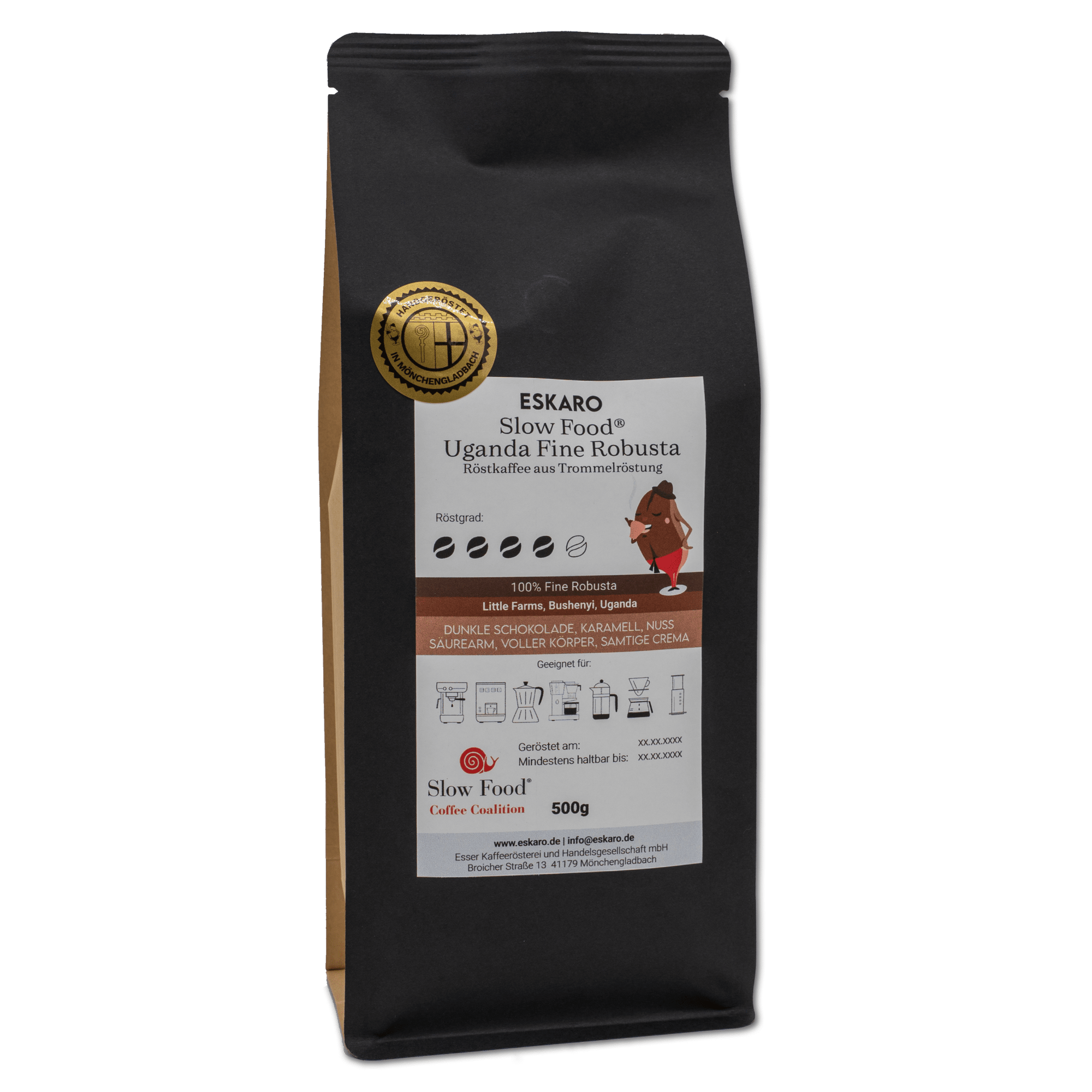 Slow Food® Uganda Fine Robusta - Eskaro - Esser Kaffeerösterei und Handelsgesellschaft mbH