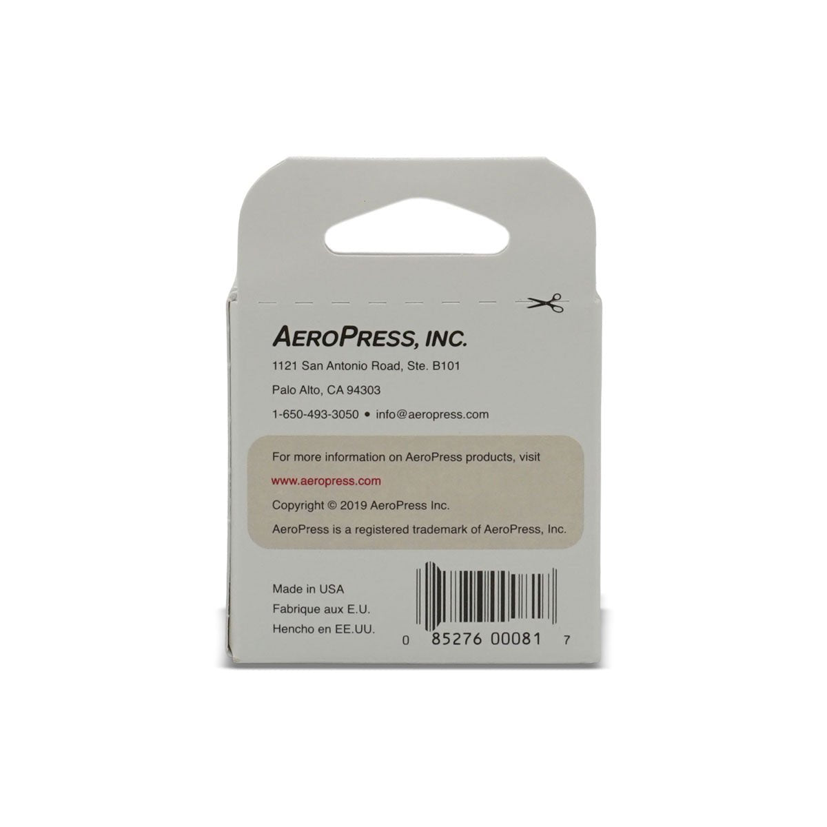 Box of AeroPress micro-filters, 350 pack