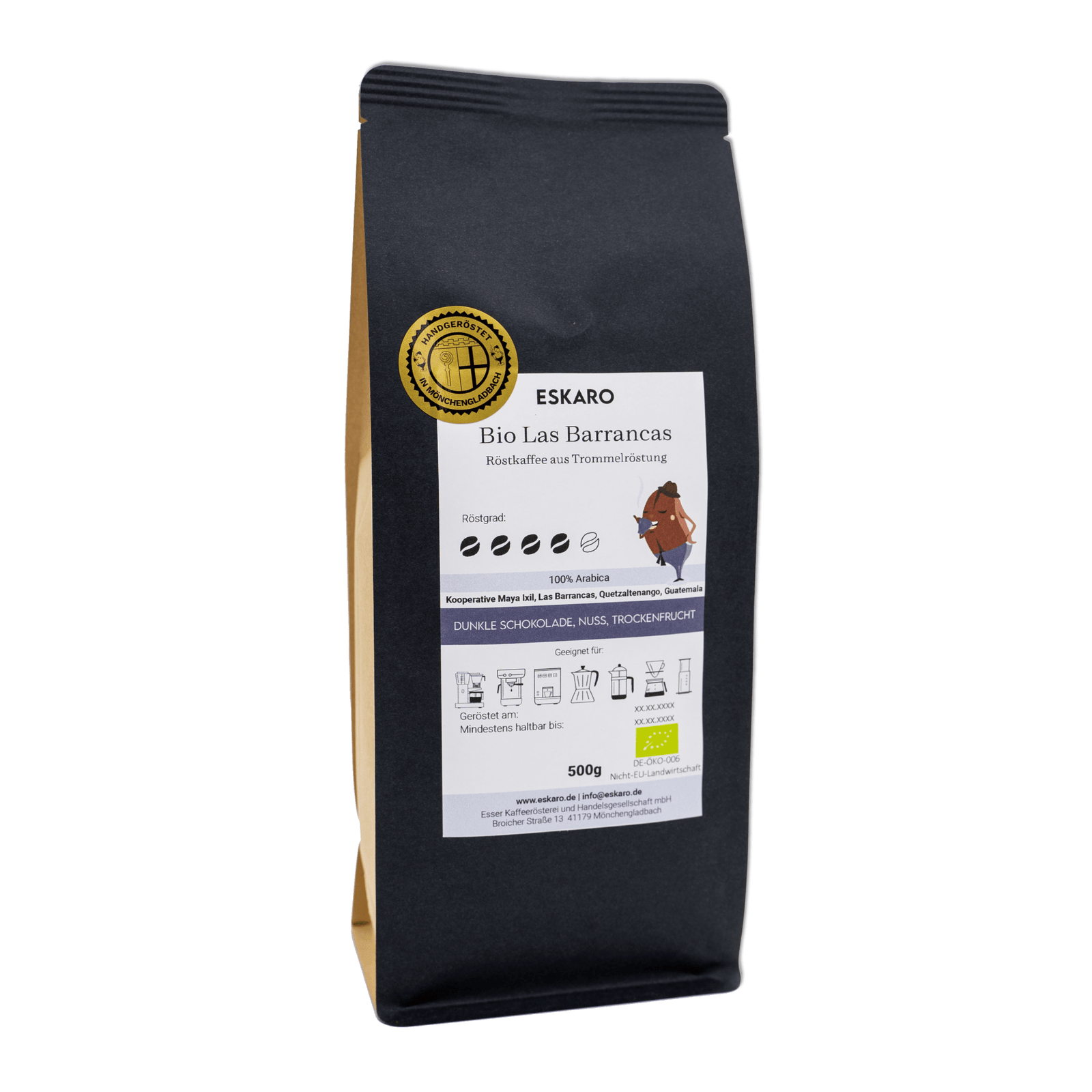 Bio Las Barrancas - Eskaro - Esser Kaffeerösterei und Handelsgesellschaft mbH