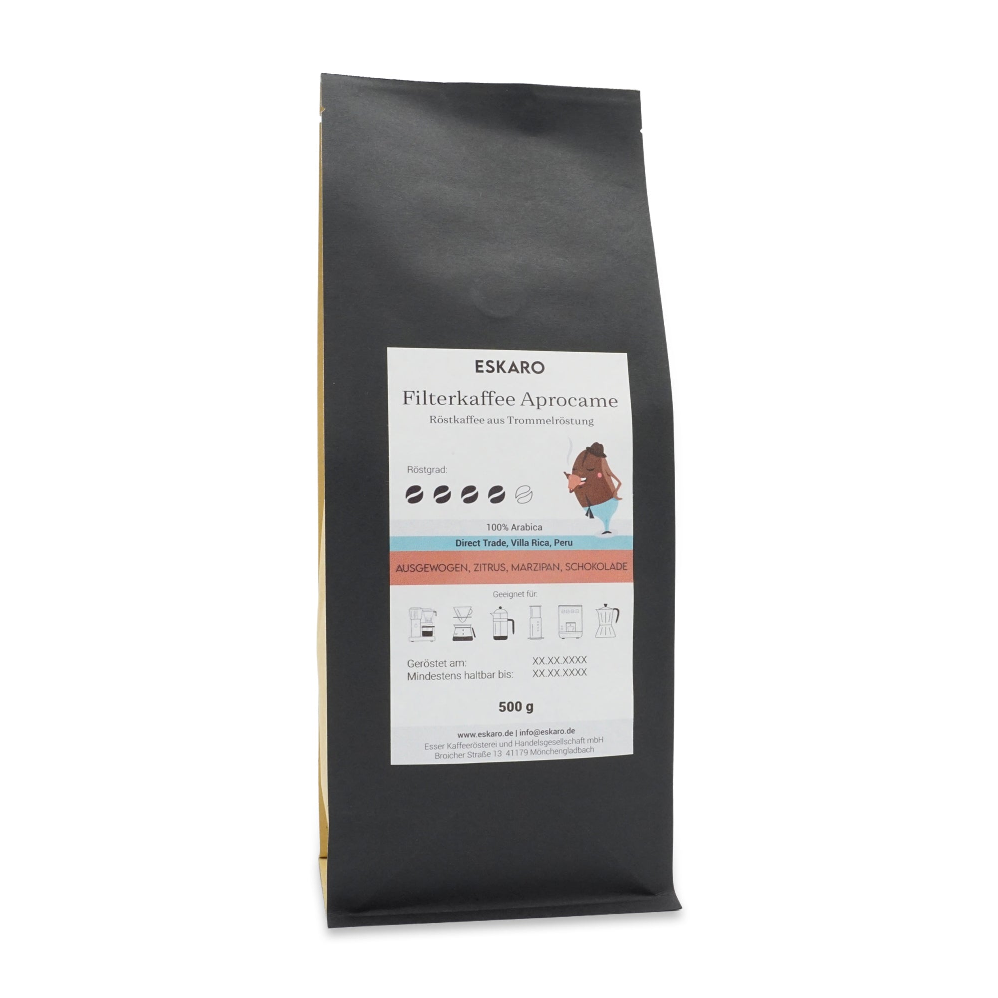 Eskaro Filterkaffee Aprocame - Eskaro - Esser Kaffeerösterei und Handelsgesellschaft mbH