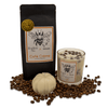 Geschenkset Café Crème mit Duftkerze / Candle Jar von Brightside Flow - Eskaro - Esser Kaffeerösterei und Handelsgesellschaft mbH