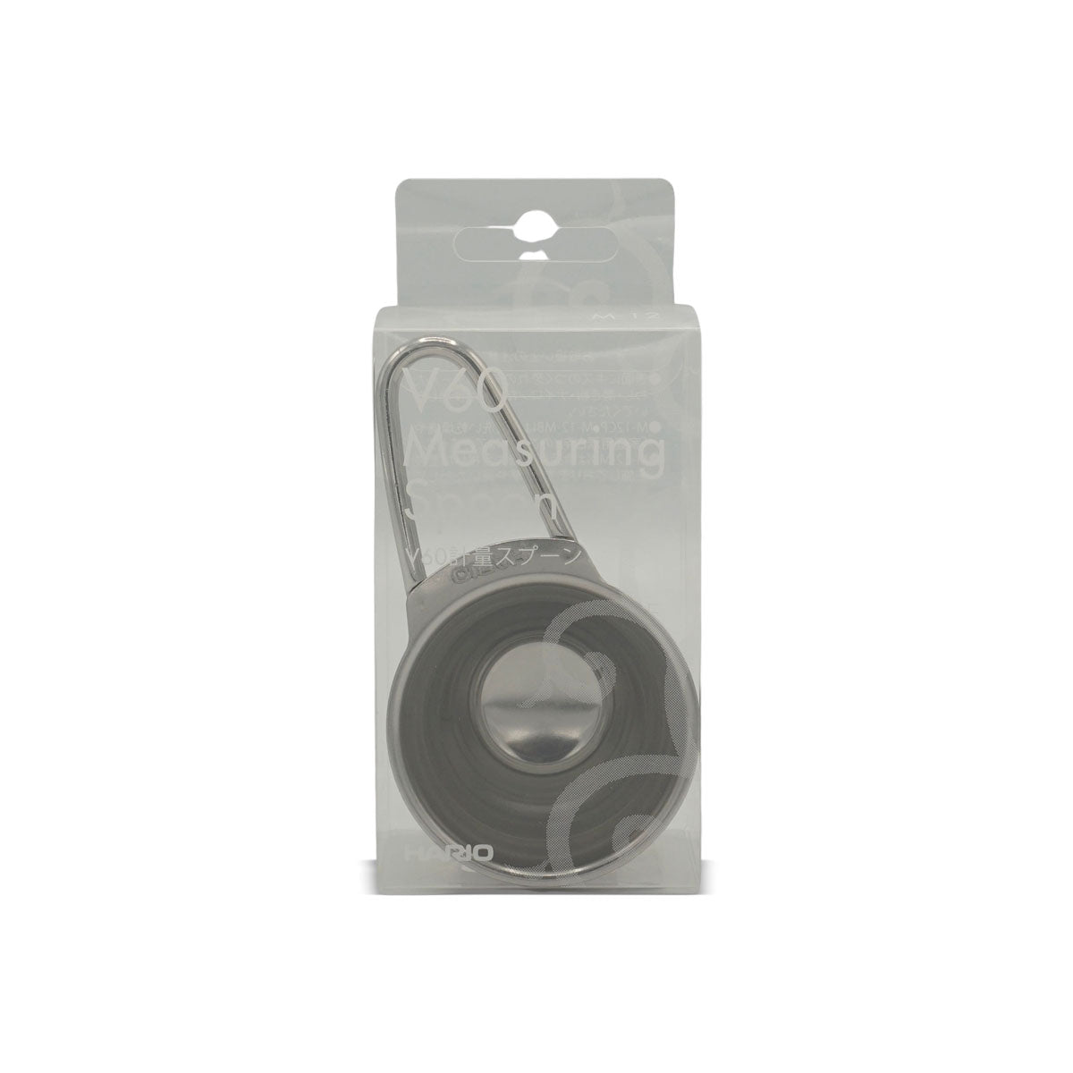 Measuring tape in a transparent packaging